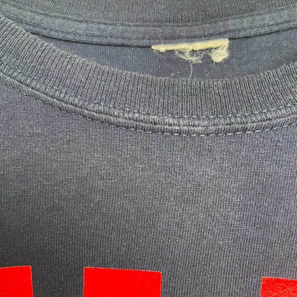 Canada Funny Canadian Pride Graphic Short Sleeve Crew Neck Tee Blue Red White L - Picture 5 of 5